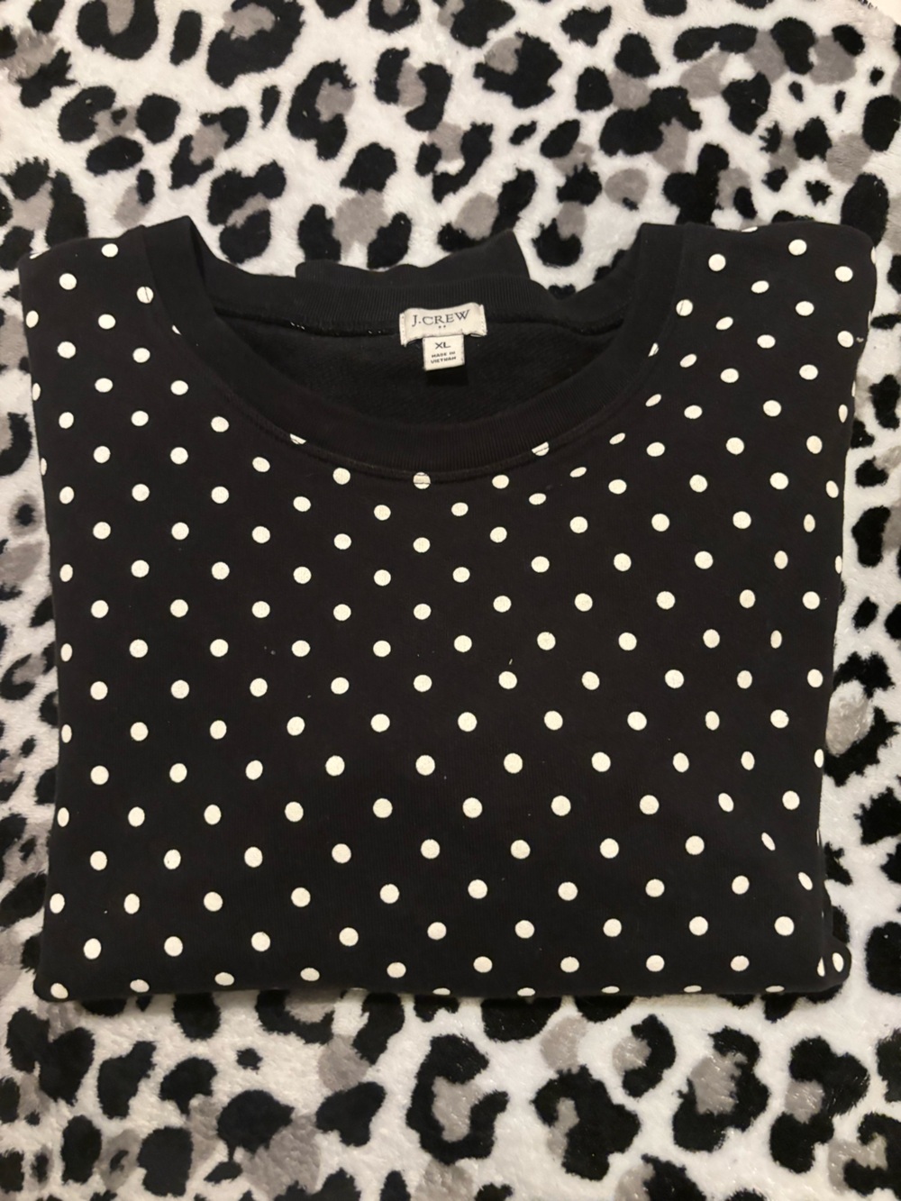 J. Crew poka dot sweater